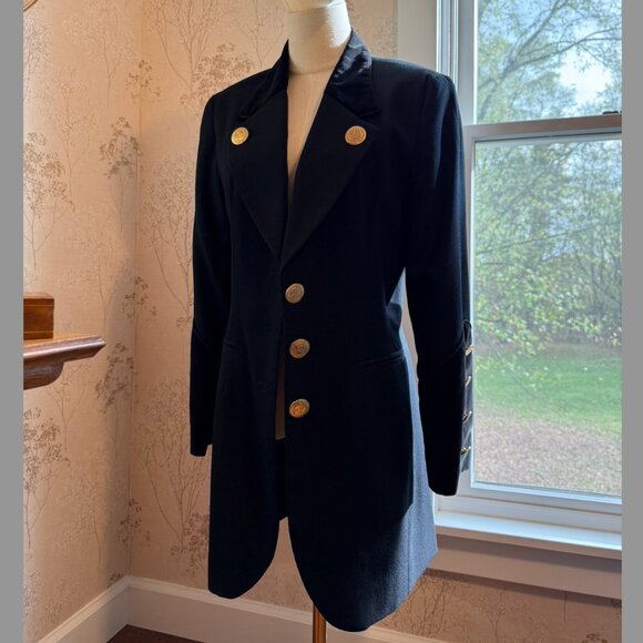 Vintage ITEM blazer jacket with gold buttons - Picture 4 of 13